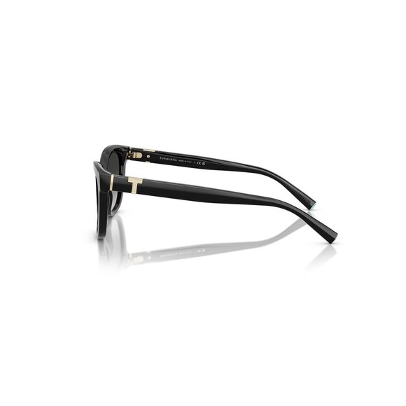 A3610Z New TIFFANY Black Cat Eye TF4237B 8001/3C Sunglasses Women - Picture 3 of 6